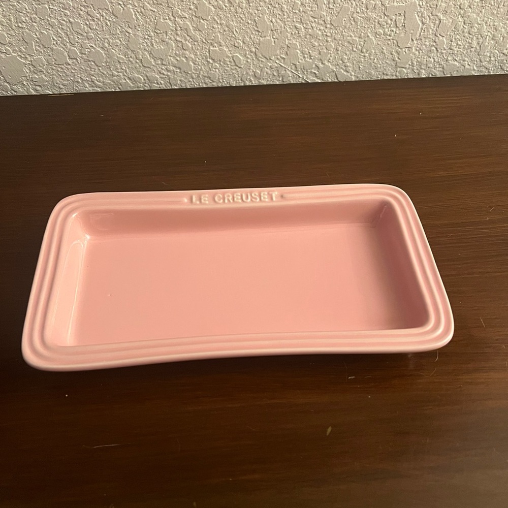 Small Pink Le Creuset tray